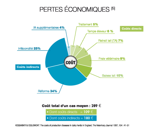 Pertes économiques liées à la boiterie de bovins